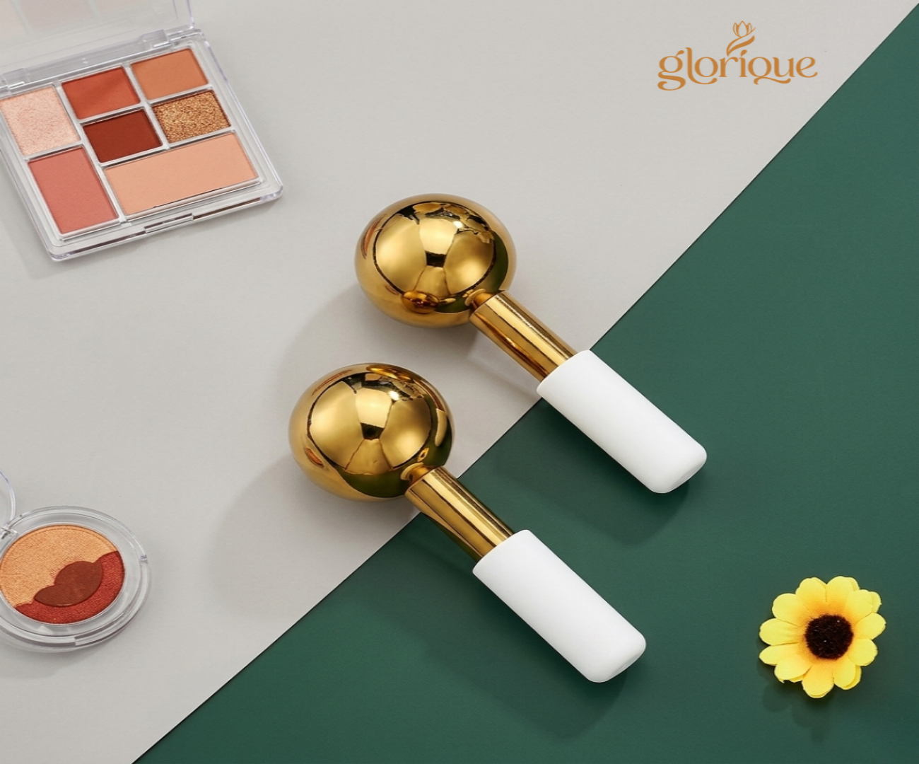 Glorique Stainless Steel Cooling Ice Globes Facial